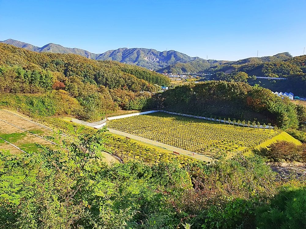 곤지암 자연장 시설 전경